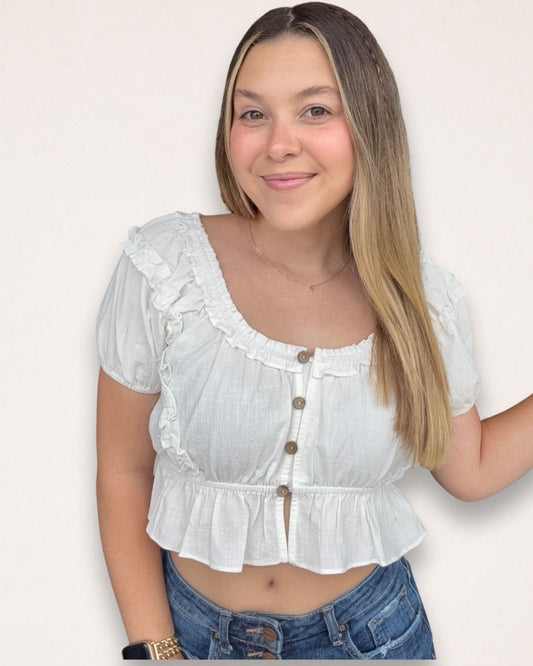 Day By Day Top - White