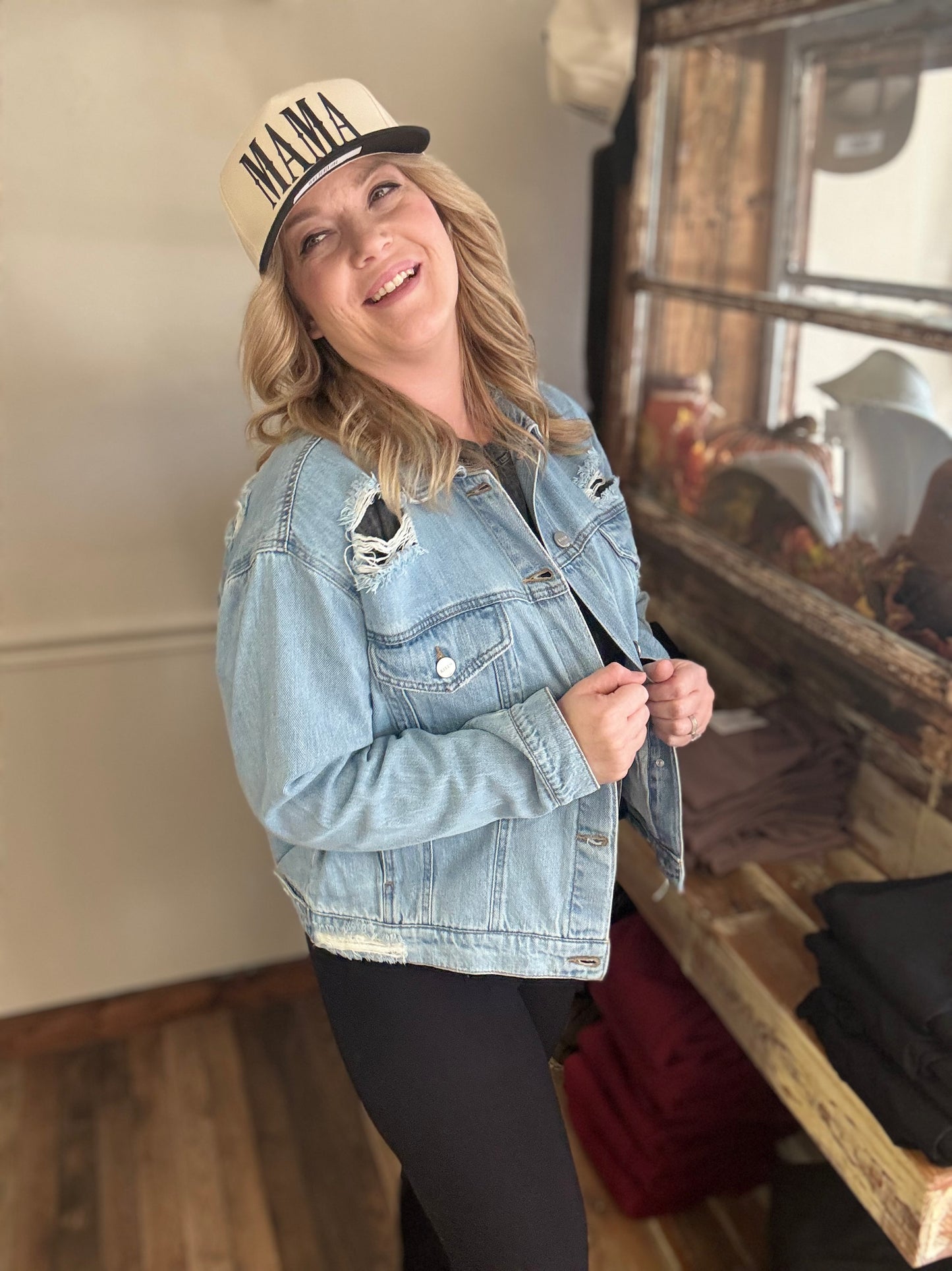 Denim Blues Crop Jacket