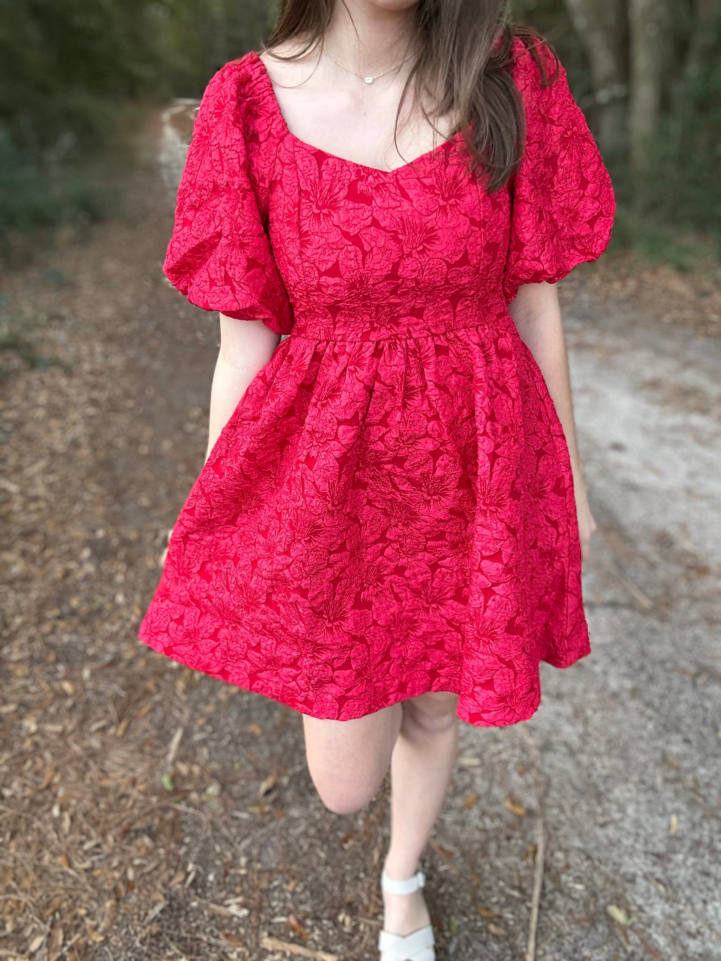 Cupid Bubble Sleeve Dress