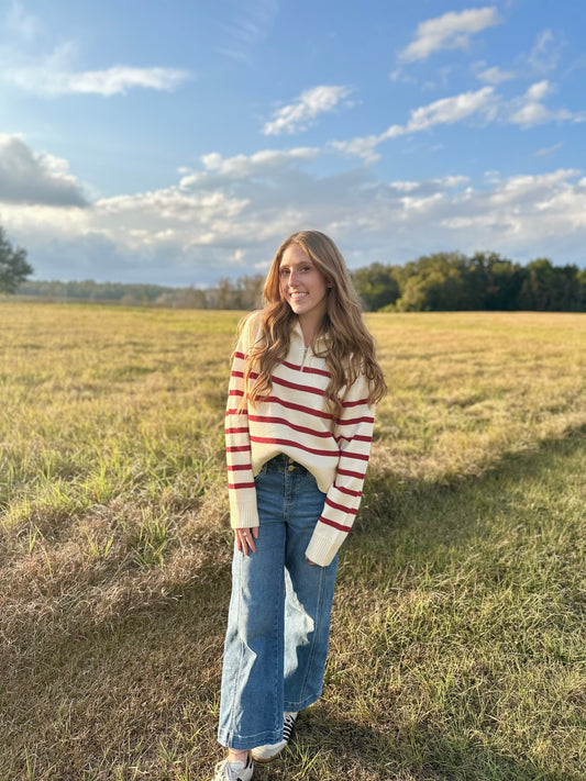 The Emerson Stripe Sweater