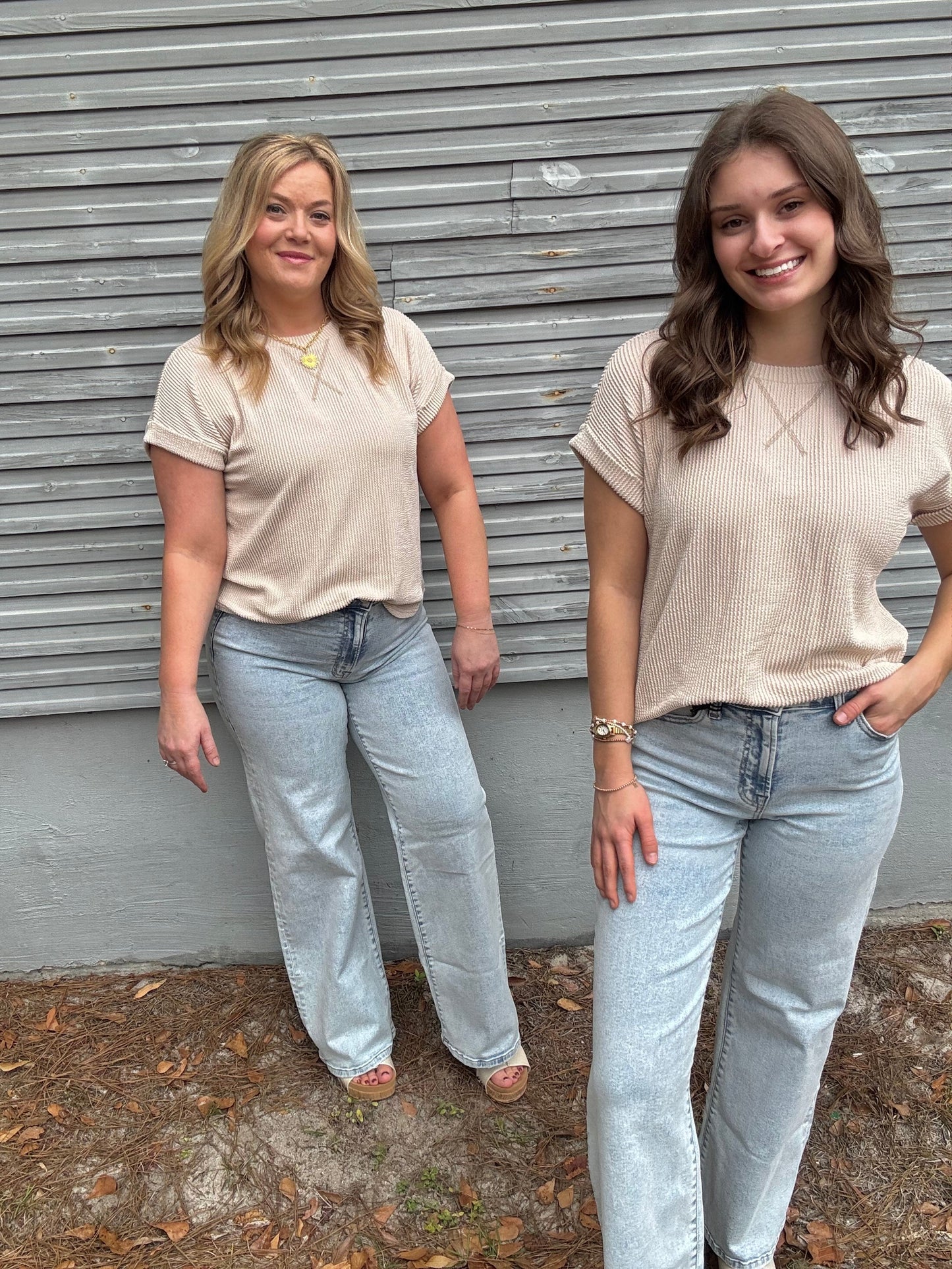 The Blue Sky Wide Leg Jean