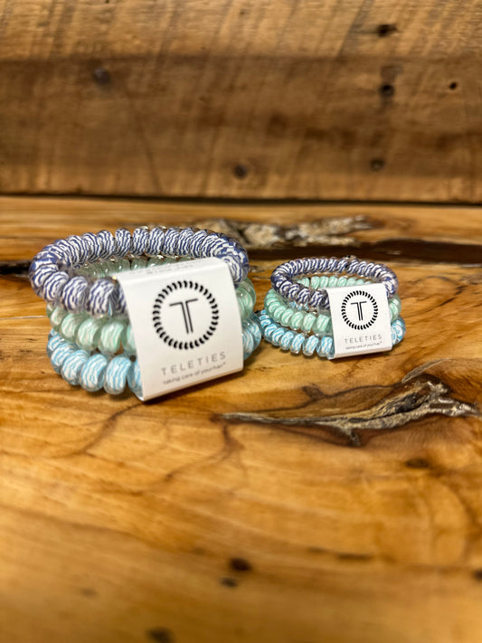 Totally Turquoise Teleties - Small