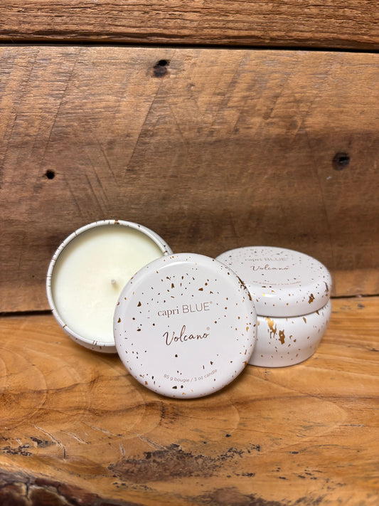 3 oz Glimmer Mini Tin Candle - Volcano