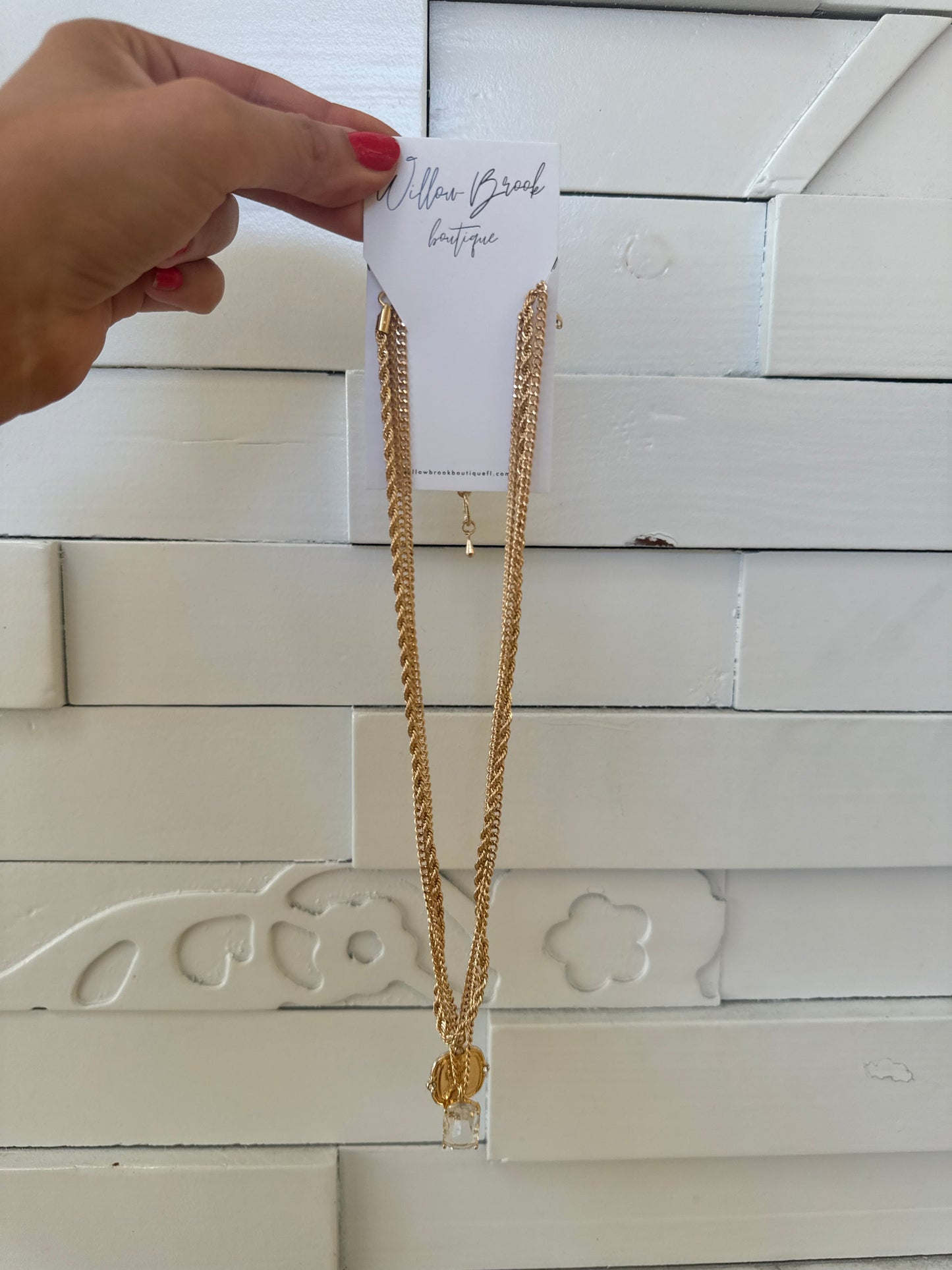 kiley necklace gold