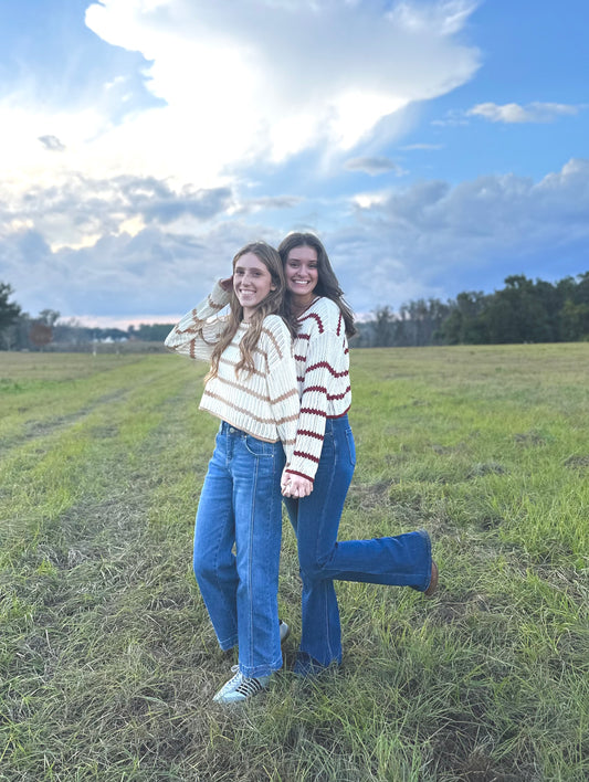 The Rory Sweater - Maroon