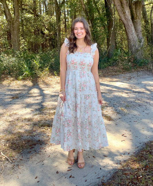 Sweet Feilds Floral Midi Dress