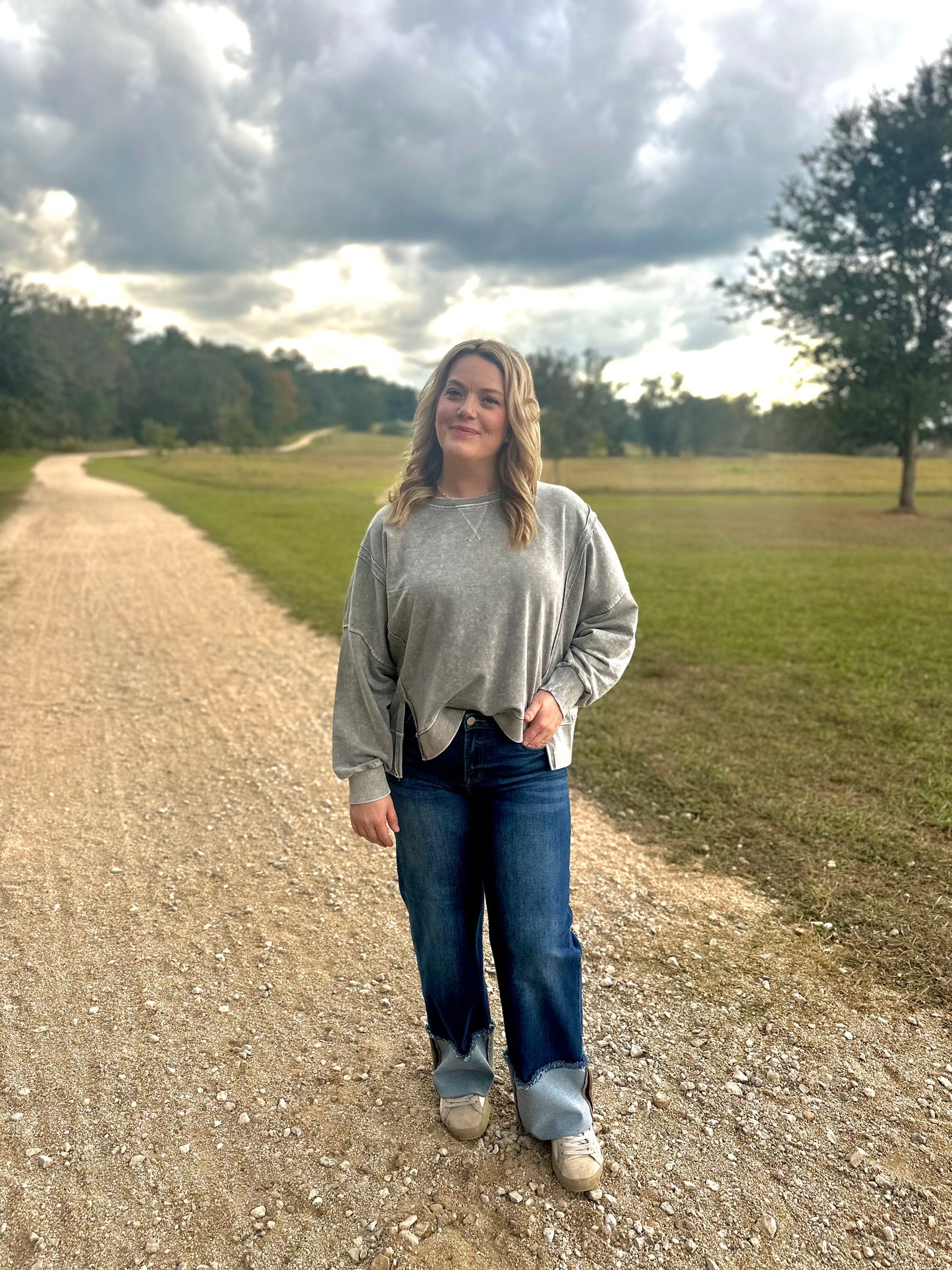 Autumn Cloud Knit Top