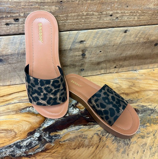 Leopard Sandal