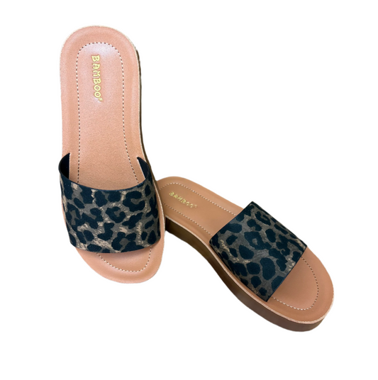 Leopard Sandal