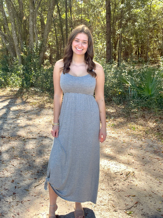 No Wonder Maxi Dress - Gray