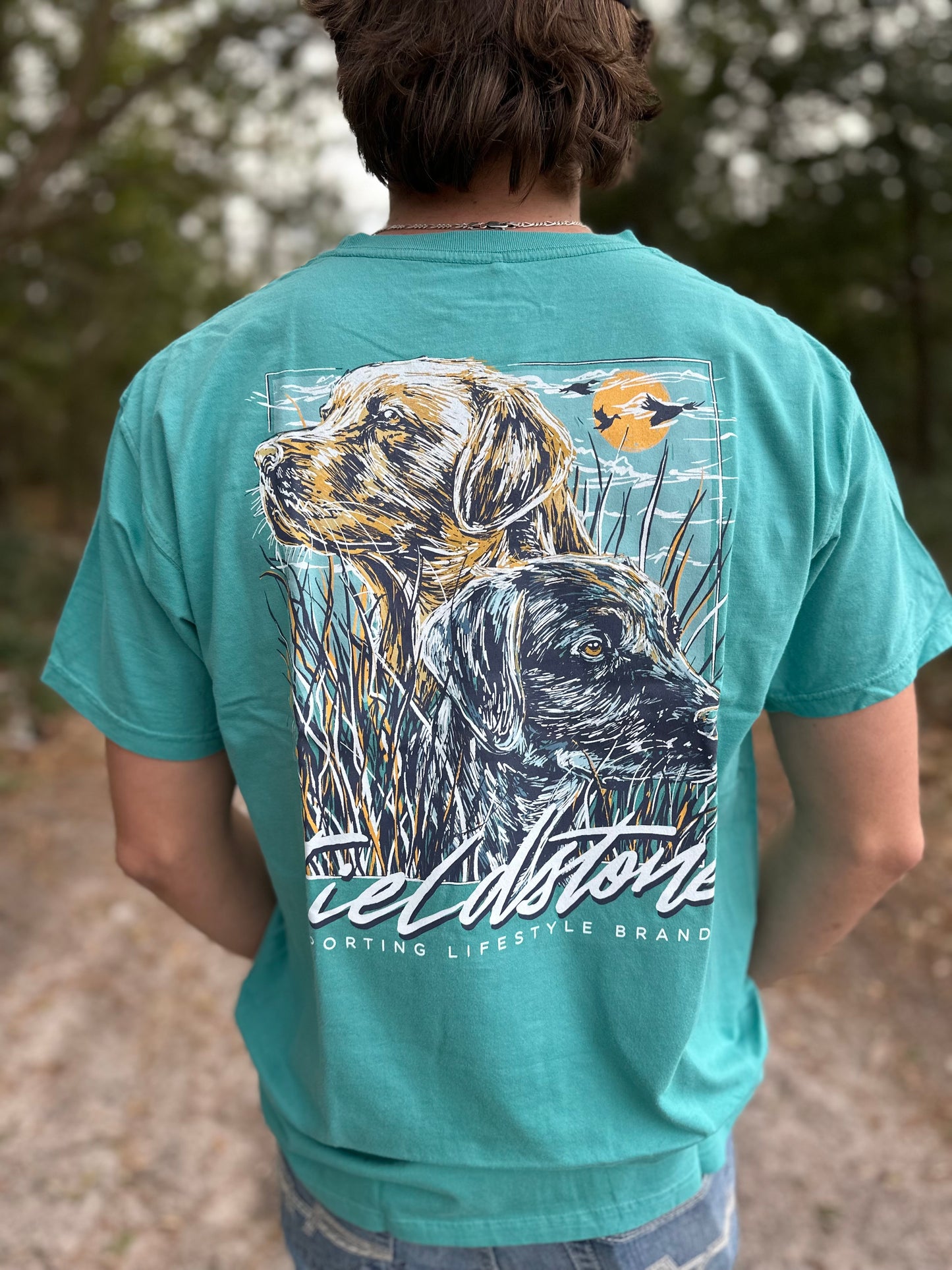 Double Dog Marsh Seafoam Tee