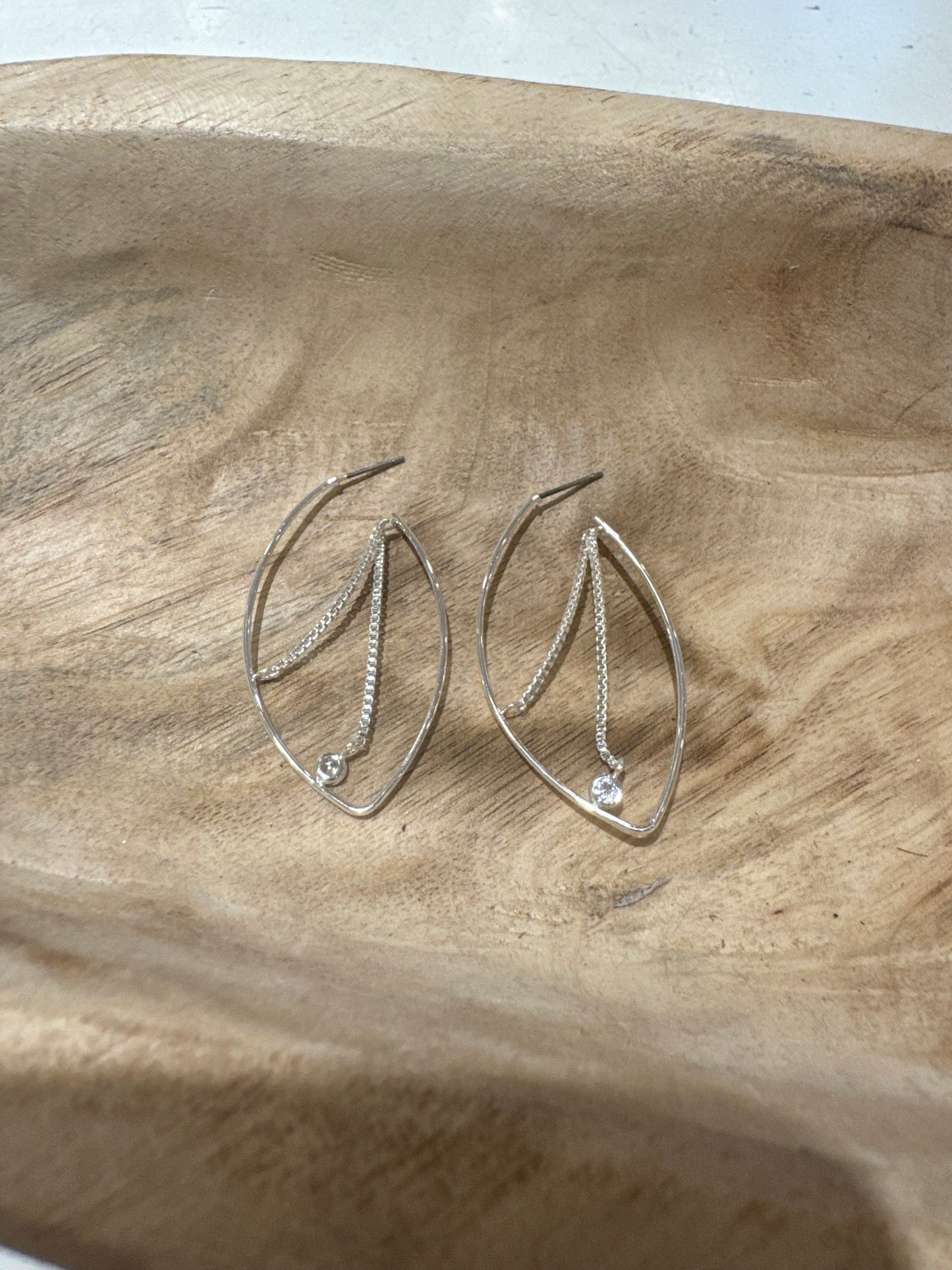 Rebecca Earrings -silver