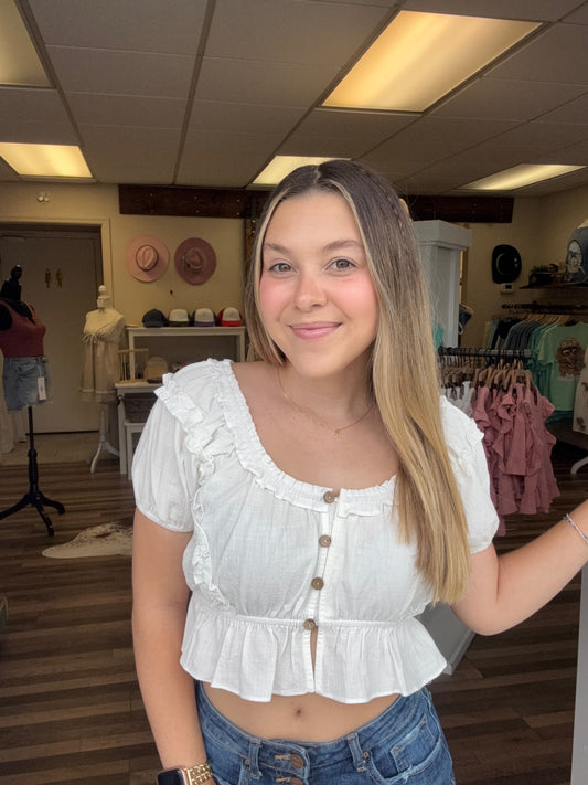 Day By Day Top - White