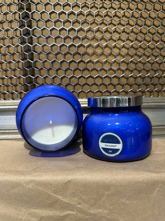 8 OZ Petite Candle - Blue.