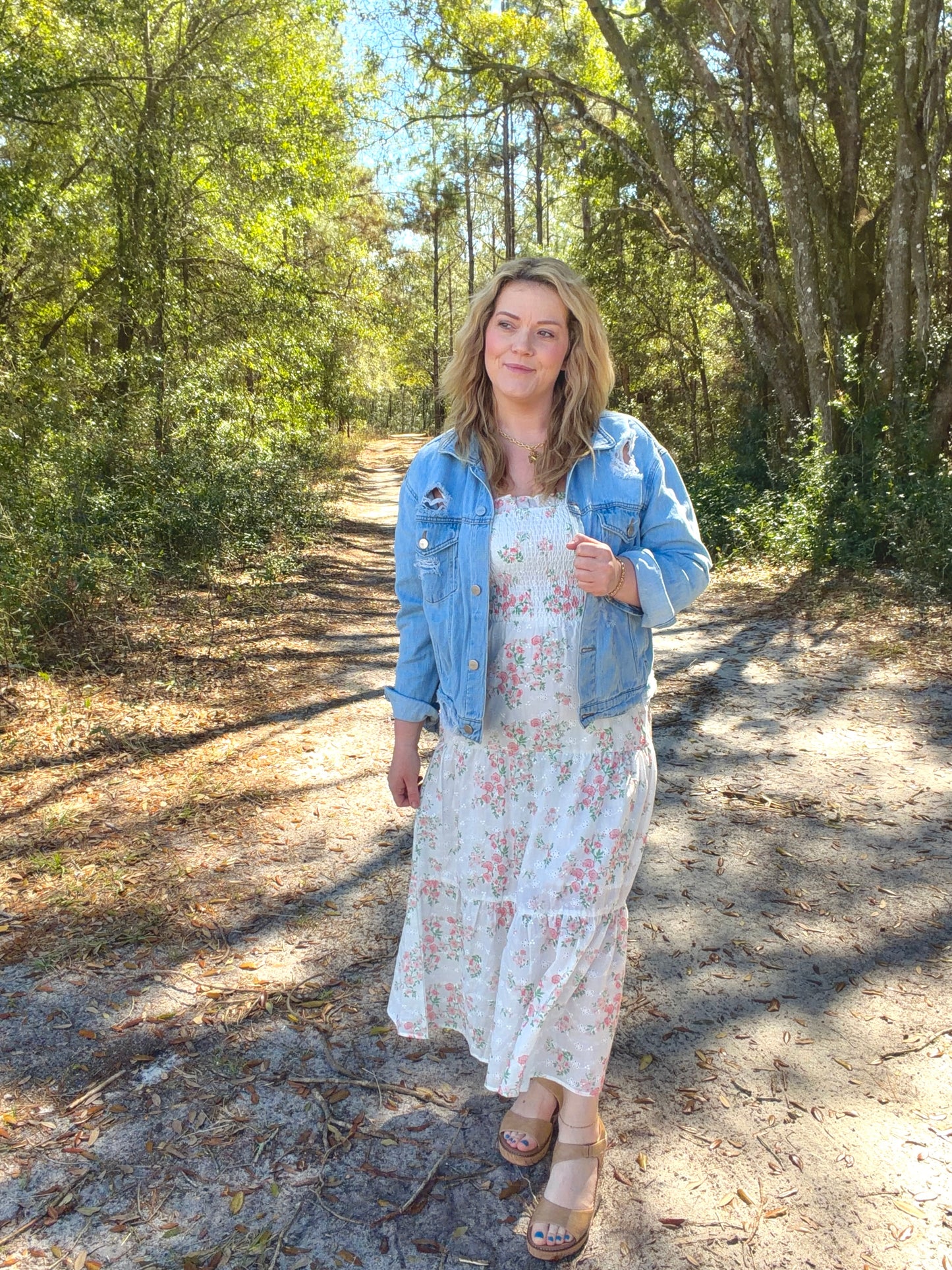 Sweet Feilds Floral Midi Dress