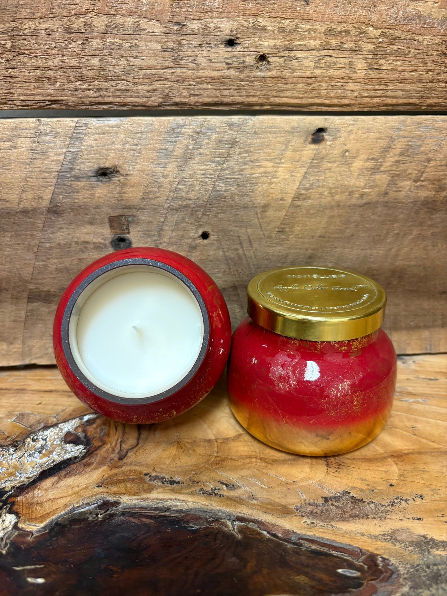 8 oz Glimmer Jar Candle - Apple Cider