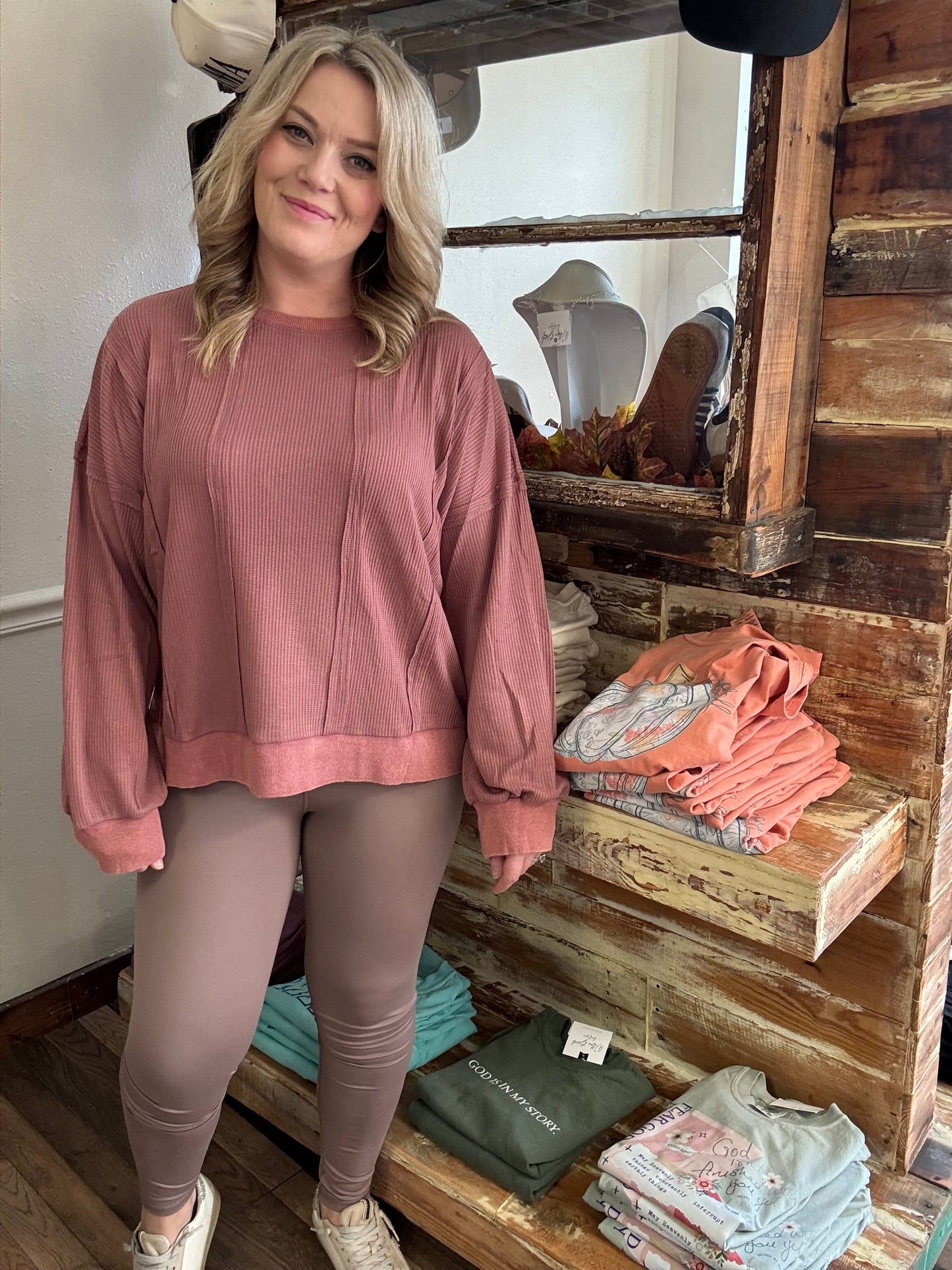 Venice Crossover Waist Leggings