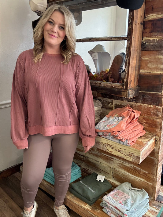 Venice Crossover Waist Leggings