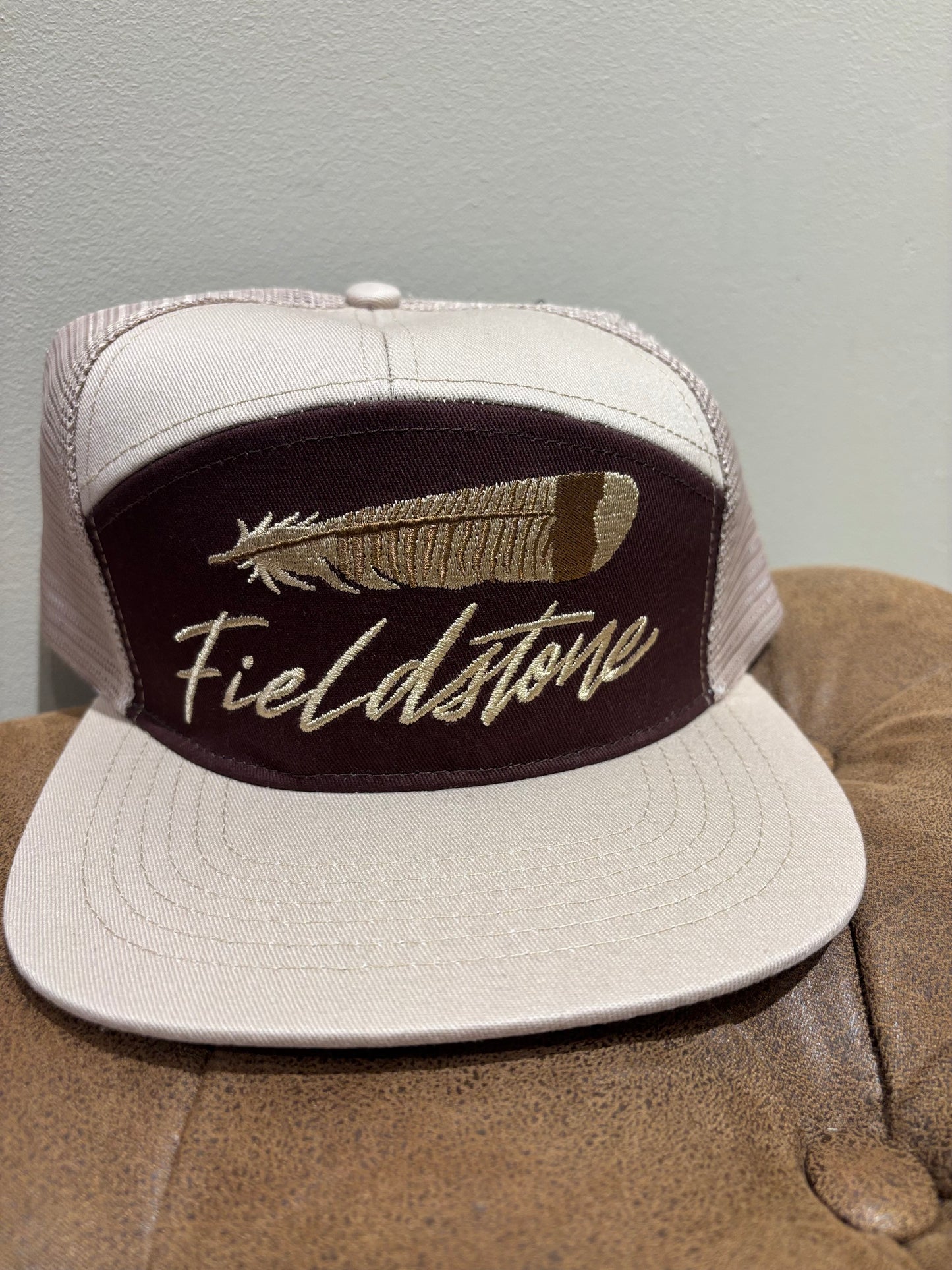 Turkey Feather 7 Panel Hat