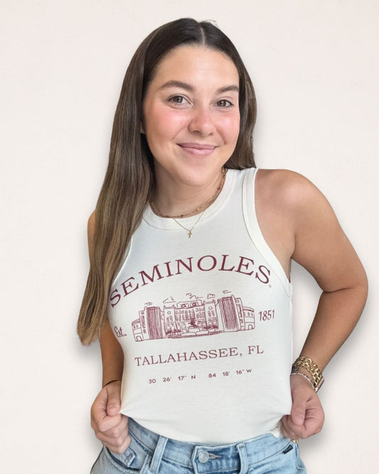 Seminole stadium Crop Tank