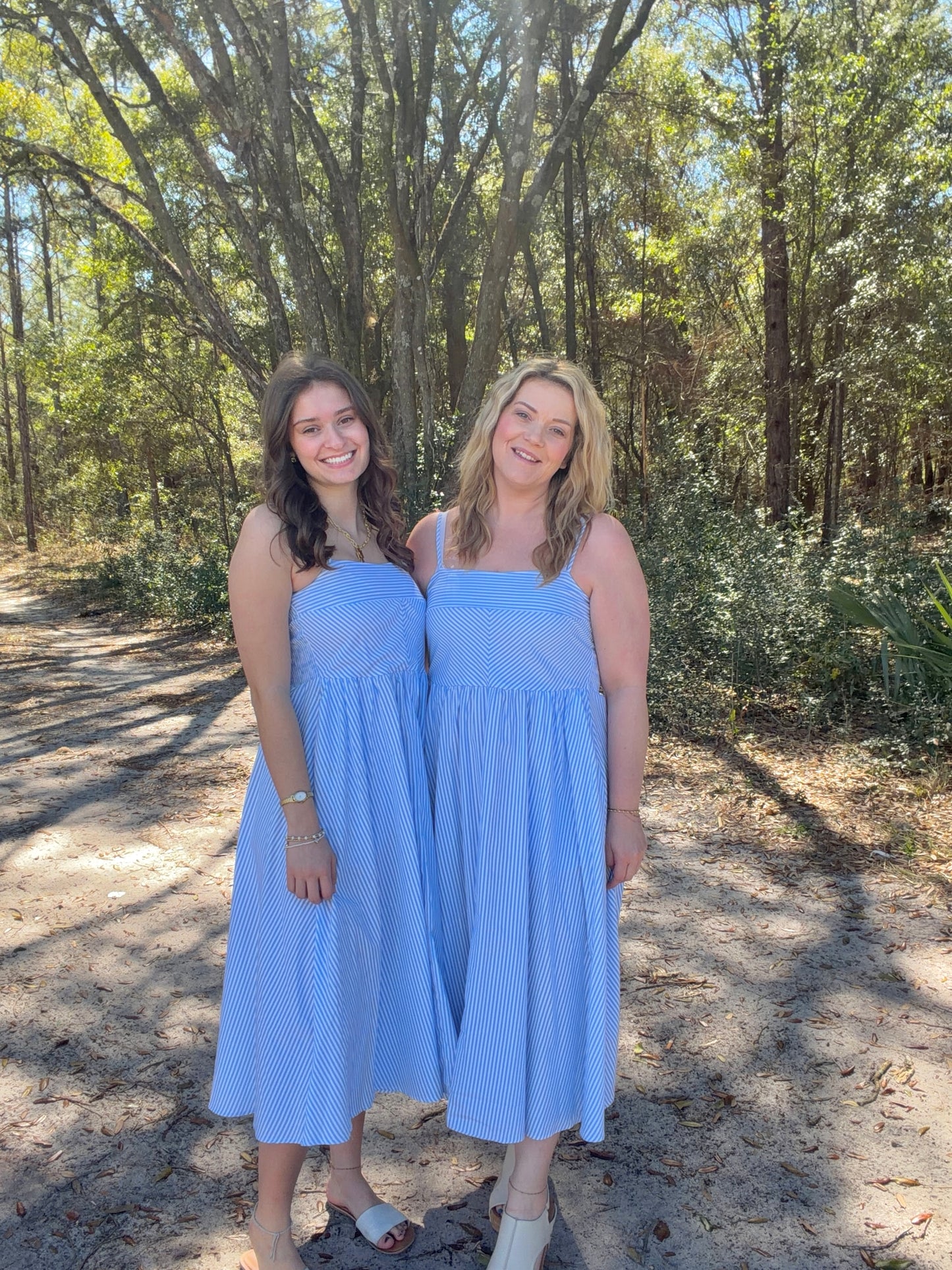 Spring is Near Midi Dress - Blue