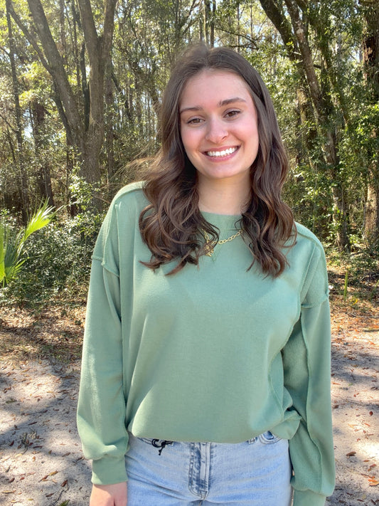 Good Looks Sweater - Sage