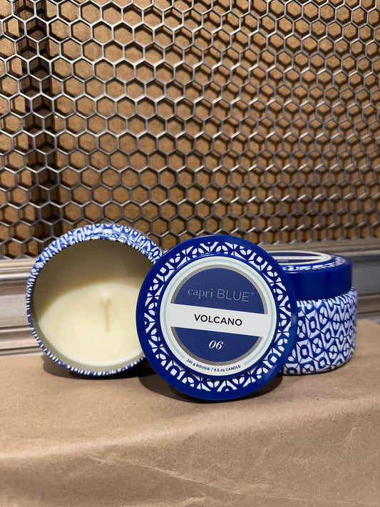 8.5 OZ Travel Tin Candle - Blue