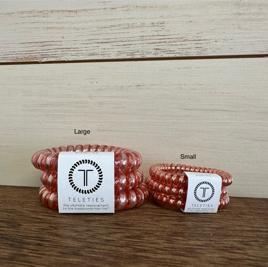 Millennial Pink Teleties Small