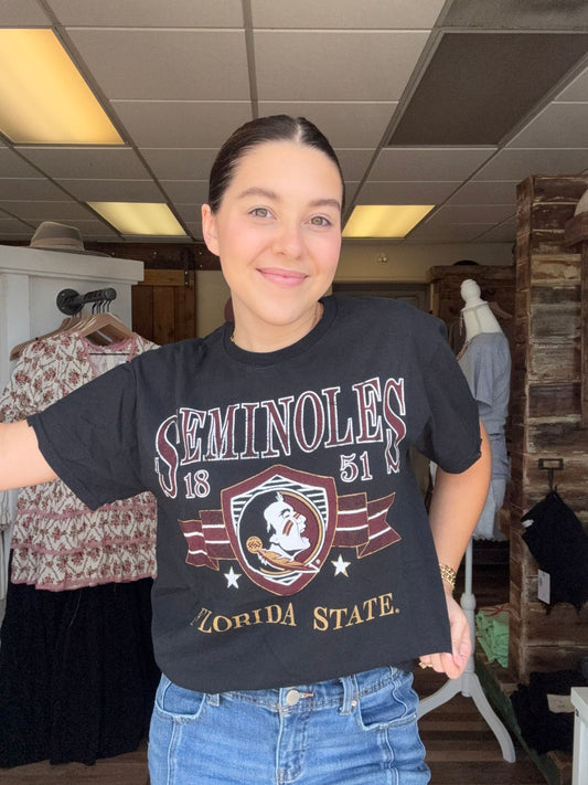 FSU Pep Rally Tee - Black