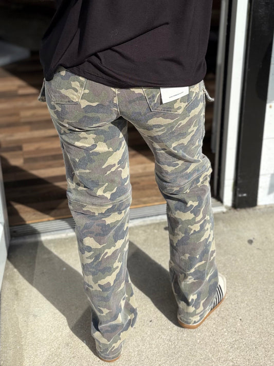 Camo Straight Jeans