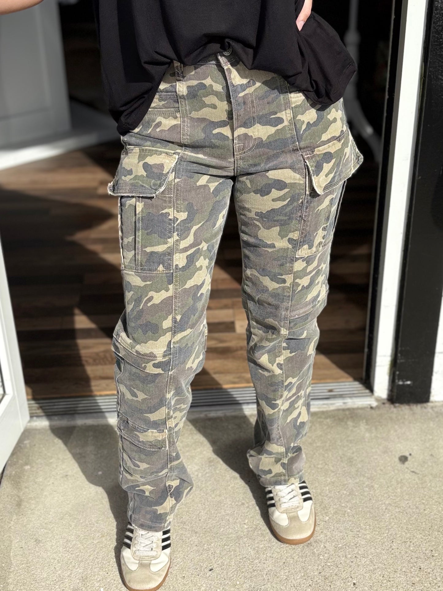 Camo Straight Jeans
