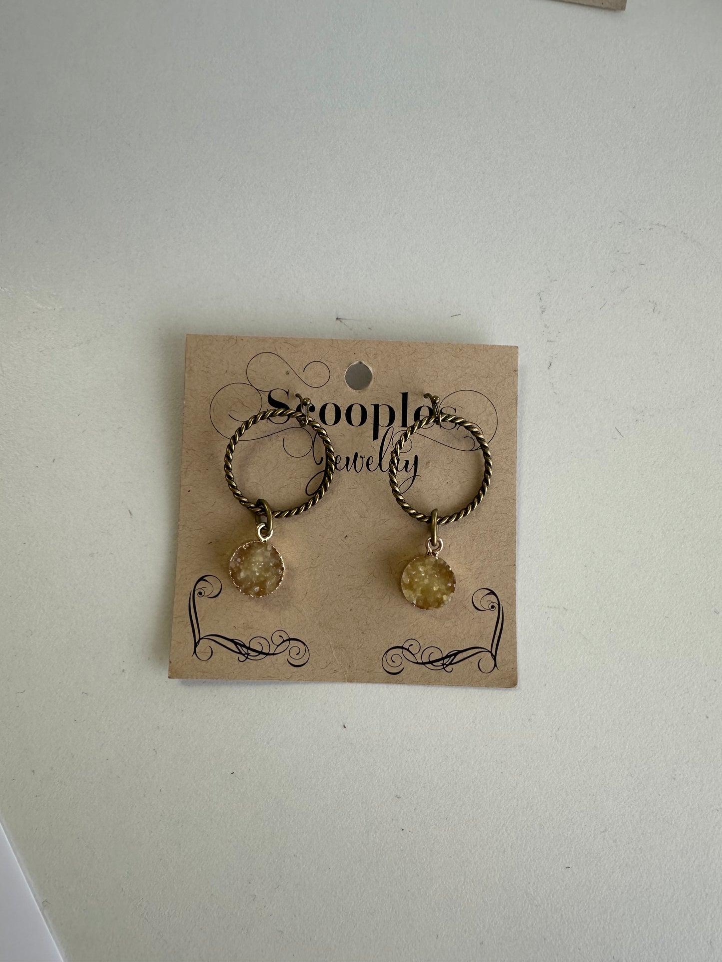 Yellow Rock Earrings T