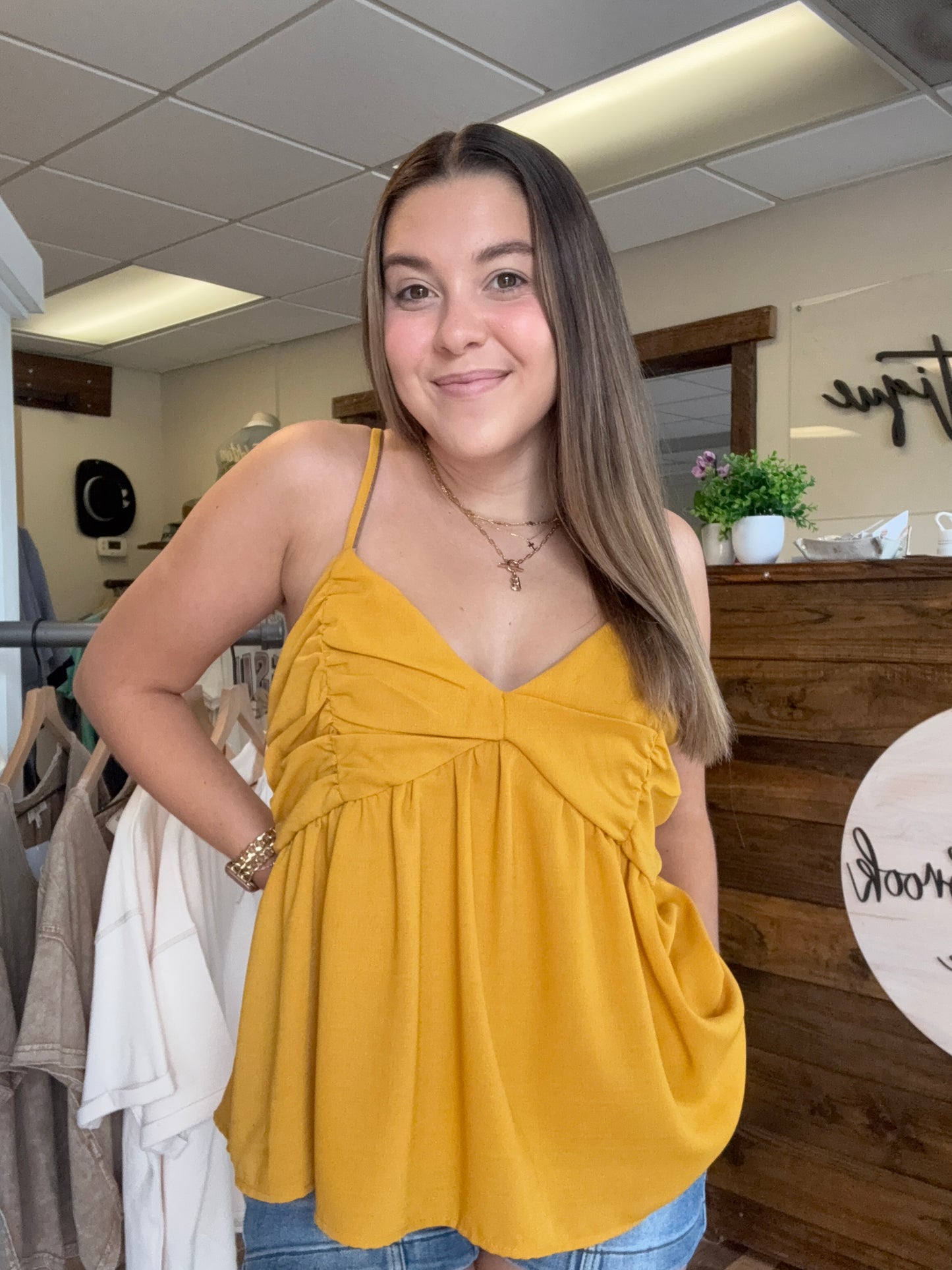 In The Moment Top - Mustard