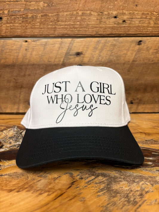 Just a girl who loves Jesus trucker