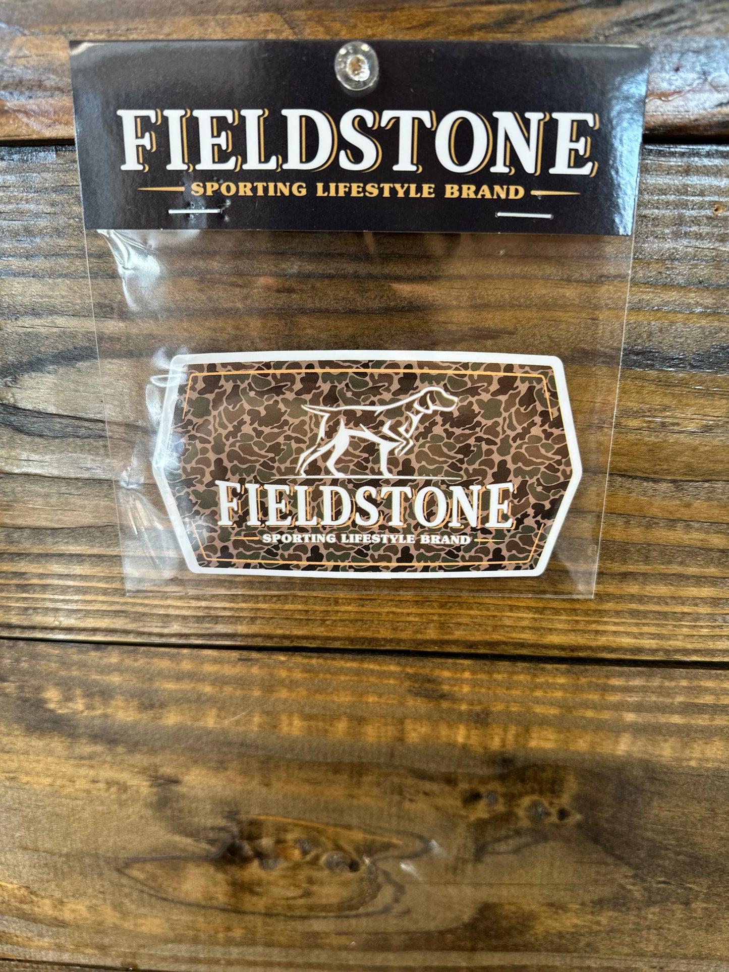 Fieldstone Camo Sticker